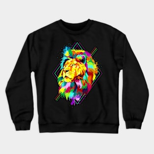 Lion in full Color Crewneck Sweatshirt